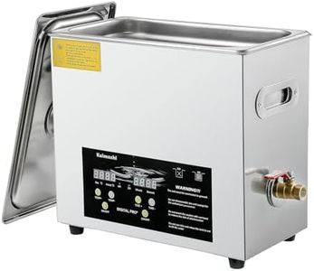 Kaimashi Large Ultrasonic Cleaner 6.5L 10L 15L Professional Industrial Ultrasonic Cleaning Machine 30A Silver