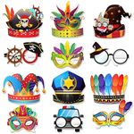 Funny Party Hats Masquerade Masks