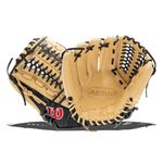 Wilson 2022 A2000 D33 11.75" Pitcher's Baseball Glove - Blonde/Black/Red, Left Hand Throw