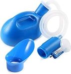 ONEDONE Urinal for Men Women Urinal Pee Bottle Universal Portable 2000 ML Female Urinal for Hospital Camping Car Travel (blue)