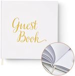 Your Perfect Day Wedding Guest Book - Elegant Guest Book Wedding Reception, Baby Shower Guest Book, Polaroid Guest Book for Wedding and Special Events, Wedding Guest Book Polaroid Pictures (White&Gold)