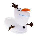 Happy Feet Slippers Officially Licensed Disney and Pixar Character and Figural Frozen Olaf Slippers for Men, Women, and Kids, As Seen on Shark Tank (Small)