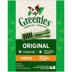 Greenies Treat-Pak for Dogs Original Petite/27-Ounce AD