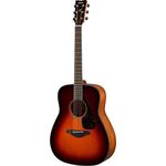 Yamaha Dreadnaught Acoustic Guitar Brown Sunburst Finish