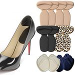 6 Pairs Heel Grips Self-Adhesive Heel Cushion Pads Foot Care Heel Cushion Inserts Heel Protectors for Too Big or Loose Shoes Anti Blister Heel Pads Shoe Inserts for Women Men