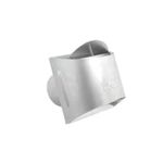 DuraVent 46DVAHSCH Galvanized DirectVent Pro 4" x 65/8" Inner Diameter High Wind Sconce Termination Cap