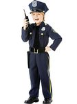 amscan 999664 Classic Blue Police Officer Costume with Hat (4-6 Years)