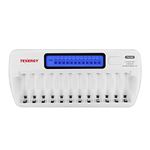Tenergy TN160 12-Bay AA/AAA NIMH/NICD LCD Smart Battery Charger