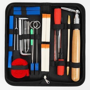 MELHA Piano Tuning Kit Professional with Case, 26 PCS Piano Tuner Wrench Hammer Rubber Mutes Set Tuning Lever Tools for Beginner