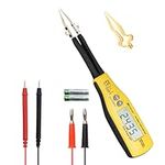 HoldPeak 990C Digital SMD Smart Tweezer 6000 Counts Handhold SMD Resistance/Capacitance Tester, Digital Multimeter Auto Scan with Spare Test Pins (Battery Included)