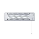 STIEBEL ELTRON 229339 Quartz Heater IW 120 for About 10 sqm, Metal, Three Heating Stages,Immediately Pleasant radiated Heat,Silver,0.4/0.8/1.2 kW