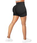 A AGROSTE Butt Lifting Shorts for Women High Waist Scrunch Yoga Biker Shorts Workout Seamless Booty Shorts TIK Tok Leggings