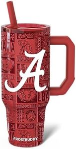 Thicc Buddy - 40 oz Stainless Steel Vacuum Insulated Tumbler with Lid and Straw for Water - Travel Mug Cupholder Friendly - Gifts for Women Men Him Her