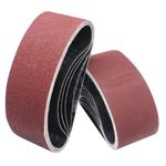 SenmaiTools Sanding Belts 75 X 510 mm, (Grit 40 80 120 150 240) Professional Abrasive BeltSanding Belts for Belt Sander,for Hardware Wood Metal and Paint (15 Pieces)