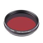 FOEASY 52mm Infared Filter,Adjustable 530nm to 750nm Infrared X-Ray IR Filter for DSLR Camera Lens