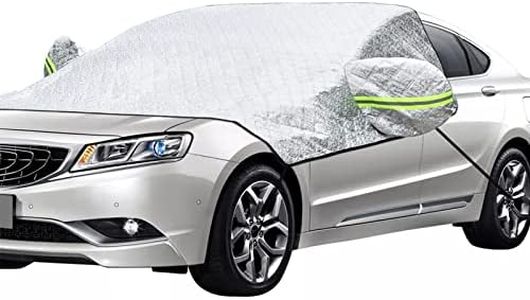 AHWOiHS Windshield Cover for Ice and Snow Winter Frost Cover for Car Windshield Snow Cover with Side Mirror Protector for Protect The Windshield from Snow Ice Suitable for Cars, SUV and Truck