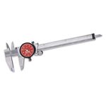 Starrett R120A-6 Dial Calliper, Stainless Steel, Red Face, 0-6" Range, +/-0.001" Accuracy, 0.001" Resolution