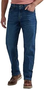 Wrangler Mens Classic Relaxed Fit Jean Jeans - Blue - 50W x 32L