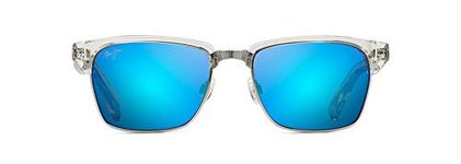 Maui Jim Men's Sunglasses, Blue Hawaii Kawika Crysta, M