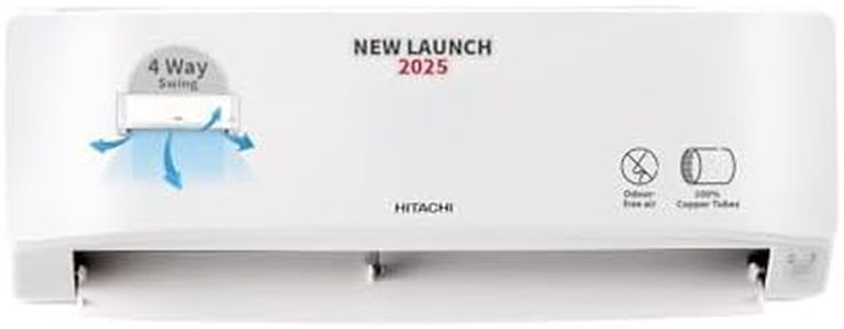 Hitachi 2 Ton Class 2 Star Long Air Throw Fixed Split AC (100% Copper, 4-Way Swing, Dust Filter, 3200FL RAS.B222PCAIBA1, White)