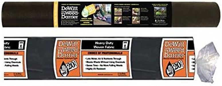 Dewitt 20YR4250 20 Year Weed Barrier Landscape Fabric, 4-Feet