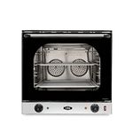 KWS CO-3 1600W Half Size Commercial Countertop Convection Oven, 2 Cu. Ft. - 120V, 4-Tier Toaster w/Front Glass Door, Electric Baking Oven