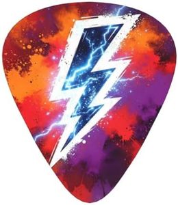 EUPRE Lightning Bolt 12 Pack Guitar Picks Light Pick Triangle Pick