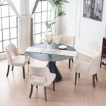 VKNOW Wooden Dining Chairs Set of 4