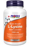 NOW Supplements L-Lysine 1000mg Extra Strength Tablets, 100 Count