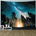 GUIFIER Forest Starry Tapestry Wall