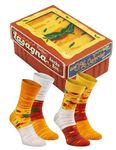 Rainbow Socks - Lasagna Socks - Funny Gift For Italy Fans, Italian Cuisine - For Women And Men - 2 Pairs - 47-50