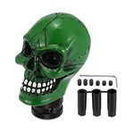 uxcell Car Green Skull Head Manual Gear Shift Knob