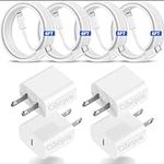 (4Pack) for iPhone Charger Fast Cha