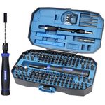 STREBITO Precision Screwdriver Set 153 in 1 with 140 Magnetic Precision Bits,Mini Electronics Repair Tool Kit for Computer, Laptop, iPhone, MacBook, PC, PS5, Controller, RC, Jewelers, Glasses