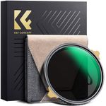 K&F Concept 77mm Variable ND2-32 ND Filter with Brass Filter Frame 36-Layer Coating Adjustable ND2 to ND32 Nano-X PRO Series