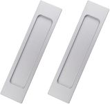 MOROBOR Finger Flush Pulls for Closet Pocket-Sliding Barn Door Handle, 2pcs Sliding Barn Door Handle Recessed Finger Pull for Sliding Barn Door, Closet, Pocket Door/150mm