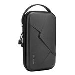 TELESIN Carry Case Carrying Bag Waterproof Hard Protective Travel for GoPro Max Mini Hero 12 11 10 9 8 7 6 5, DJI Action 3 4, Insta360 X2 X3 GO3 Battery Charger Selfie Stick Strap Mount Accessories