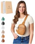Vantamo Crossbody Bags for Women: RFID Blocking Vegan Leather Sling Bag with Anti-Pickpocket Clip - Trendy & Compact, Secure Style for Everyday Use with Peace of Mind Promise -3 Sizes, 6 Colors