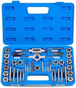 Orion Motor Tech Tap and Die Set Metric | M3, M4, M5, M6, M7, M8, M10, M12 Tap Set and Die Set | Thread Repair Kits for Threading and Rethreading Internal and External Threads