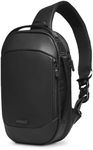 NOMATIC Navigator Sling 6L - Crossbody Travel Sling Bag with Tech Organization - Everyday Carry, Black, Navigator Rs Black