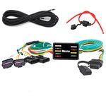 MECMO 4-Pin Trailer Wiring Harness for 2015-2023 Jeep Renegade, 56274 Custom 4 Way Flat Towing Hitch Wiring for Renegade Trailer Light, Plug and Play T-Connector Trailer Hitch Receiver Harness Kit