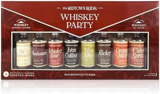 MR Whiskey Party 8pk – Premium Margarita Mix & Drink Mixer Variety Pack for Cocktail Creations, Alcohol Drinks, and Home Bar Parties