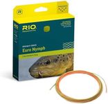 RIO Products Euro Nymph Shorty Fly Line (#2-5) - 20ft, Floating, Orange/Sage/Olive, Model: 6-20689