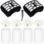 I clean 6 Packs Replacement Filters for Shark Shark NV501 & Rotator Pro Lift-Away NV500,NV501, NV502, NV505, Compare to Part # Xff500 Xhf500 [Not fit Rotator NV650 NV755 Series]