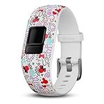 Garmin 010-12666-10 Vivofit Junior 2 Minnie Mouse Band , White