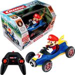 Carrera RC 370181066 Official Licensed Kart Mach 8 Mario 1: 18 Scale 2.4 Ghz Remote Control Car with Rechargeable Lifepo4 Battery - Kids Toys Boys/Girls