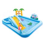 VWretails Jungle Adventure Swim Center Inflatable Family Lounge Pool -Without Pump