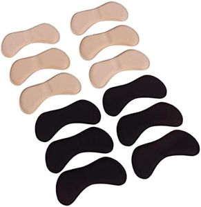 GODSE BUSINESS CKPS Heel Pads Self Adhesive Back Grips Liners Butterfly Shaped Sponge Back Heel Cushion Insoles (Heel liner 6 pairs)