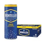 Montellier Carbonated Mineral Water with Natural Lemon Flavor 10x355mL