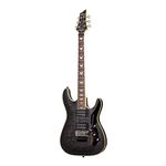 Schecter Guitar Research Omen Extreme-6 Fr Electric Guitar - See-Thru Black - Satinwood
